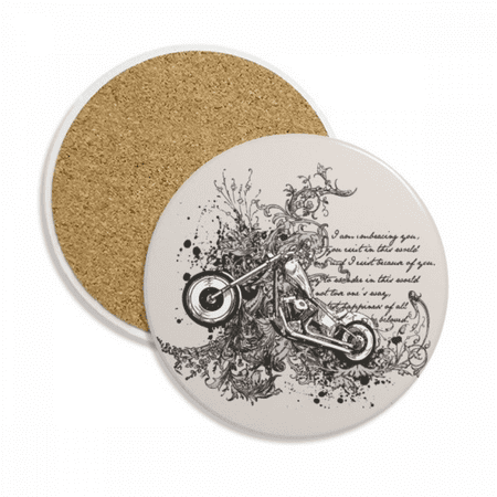 Motorcycle Text Flower Pattern Illustration Coaster Cup Mug Tabletop Protection Absorbent Stone
Motorcycle Text Flower Pattern Illustration Coaster Cup Mug Tabletop Protection Absorbent Stone