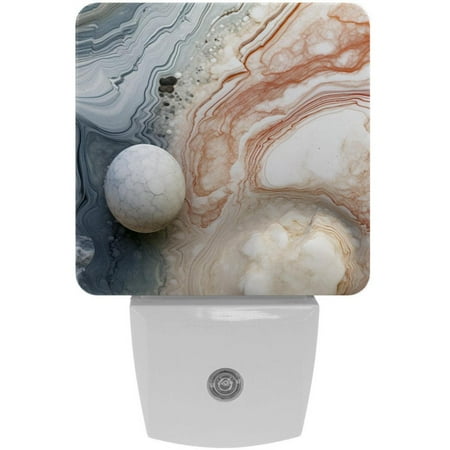 Marbled LED Square Night Lights - Stylish and Convenient Illumination for Any Space - Pack of 2
Marbled LED Square Night Lights - Stylish and Convenient Illumination for Any Space - Pack of 2