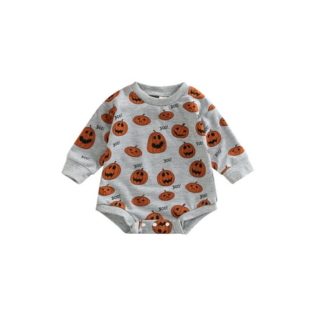 Bagilaanoe Newborn Baby Girl Boy Halloween Rompers Letter Pumpkin Print Long Sleeve Bodysuit 3M 6M 12M 18M Infant Casual One Piece Jumpsuit
Bagilaanoe Newborn Baby Girl Boy Halloween Rompers Letter Pumpkin Print Long Sleeve Bodysuit 3M 6M 12M 18M Infant Casual One Piece Jumpsuit