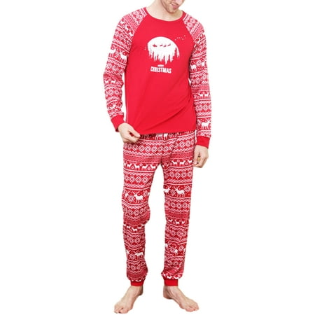 Kuriozud Matching Family Christmas Pajamas Long Sleeve Snowflake Deer Print Raglan Tops Pants Set
Kuriozud Matching Family Christmas Pajamas Long Sleeve Snowflake Deer Print Raglan Tops Pants Set