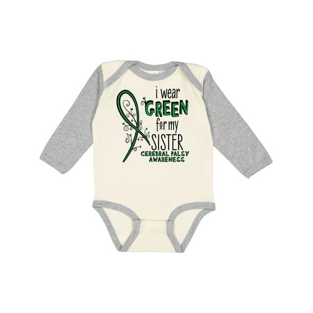 Inktastic I Wear Green for my Sister- Cerebral Palsy awareness Gift Baby Boy or Baby Girl Long Sleeve Bodysuit
Inktastic I Wear Green for my Sister- Cerebral Palsy awareness Gift Baby Boy or Baby Girl Long Sleeve Bodysuit