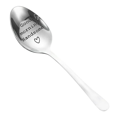 Yrtoes Toddler Spoons and Forks Serving Spoons Engraved Spoon Best Present for Husband Madam Family and Friends Tableware Gift
Yrtoes Toddler Spoons and Forks Serving Spoons Engraved Spoon Best Present for Husband Madam Family and Friends Tableware Gift