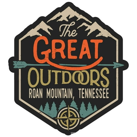Roan Mountain Tennessee The Great Outdoors Design 4-Inch Magnet