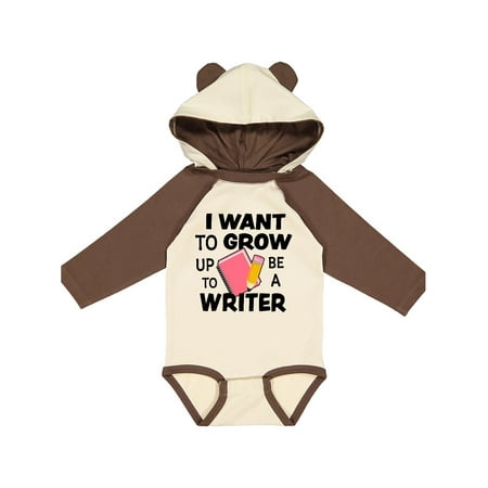Inktastic I Want To Grow Up To Be A Writer Gift Baby Boy or Baby Girl Long Sleeve Bodysuit
Inktastic I Want To Grow Up To Be A Writer Gift Baby Boy or Baby Girl Long Sleeve Bodysuit