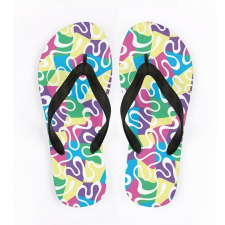 Bivenant Store Summer Geometric Pattern Flip-flops Clip Toe Slippers for Women Casual Flat Sandals Shower Slipper Shoes Size 6 to 10
Bivenant Store Summer Geometric Pattern Flip-flops Clip Toe Slippers for Women Casual Flat Sandals Shower Slipper Shoes Size 6 to 10