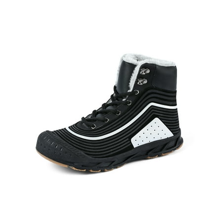GENILU Womens Comfort Breathable Sneaker Boot Plush Lining Snow Boots Cold Weather Round Toe High Top Sneakers White 10.5
GENILU Womens Comfort Breathable Sneaker Boot Plush Lining Snow Boots Cold Weather Round Toe High Top Sneakers White 10.5
