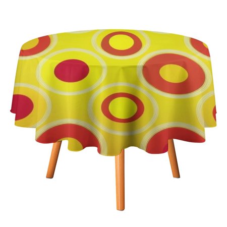 Kitchen Restaurant Colorful Geometric Patterns and Petals Household Circular Tablecloth Durable Easy to Clean Fashionable and Versatile
Kitchen Restaurant Colorful Geometric Patterns and Petals Household Circular Tablecloth Durable Easy to Clean Fashionable and Versatile