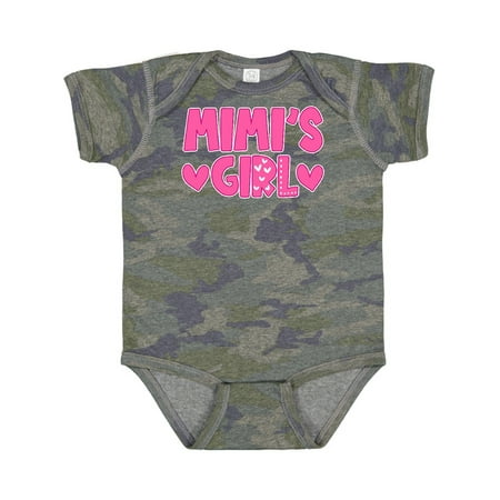 Inktastic Mimi s Girl Pink with Hearts Gift Baby Girl Bodysuit