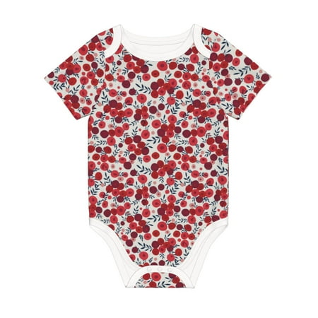 Coaee Red Hawthorn for Soft Cotton Baby Short-Sleeve Bodysuit Baby Girls Boys Bodysuit Romper
Coaee Red Hawthorn for Soft Cotton Baby Short-Sleeve Bodysuit Baby Girls Boys Bodysuit Romper