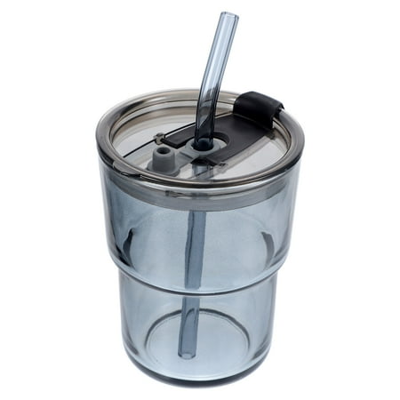 FRCOLOR Glass Water Cup Coffee Drinking Bottle Juice Cup Beverage Cup with Lid Straw
FRCOLOR Glass Water Cup Coffee Drinking Bottle Juice Cup Beverage Cup with Lid Straw