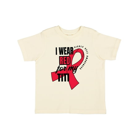 Inktastic Sickle Cell Awareness I Wear Red For My Titi Gift Toddler Boy or Toddler Girl T-Shirt
Inktastic Sickle Cell Awareness I Wear Red For My Titi Gift Toddler Boy or Toddler Girl T-Shirt