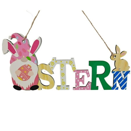 Easter Wooden Pendant | Wood Easter Bunny Egg Decor | DIY Craft Painted Decorative Easter Gift Embellishments with Rope for Spring Easter Decor
Easter Wooden Pendant | Wood Easter Bunny Egg Decor | DIY Craft Painted Decorative Easter Gift Embellishments with Rope for Spring Easter Decor
