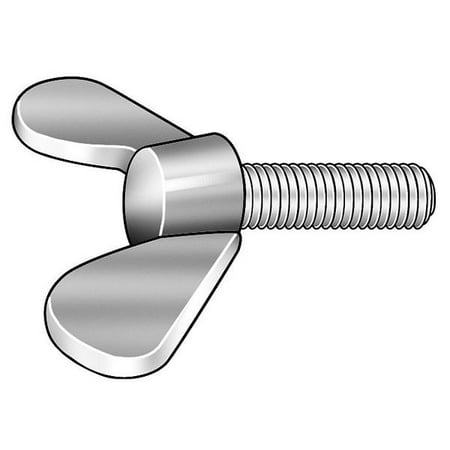 2PC Thumb Screw Wing M6 x 1 x 40 mm A2 ss
