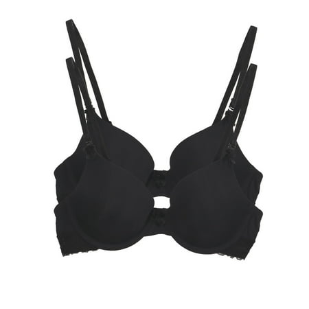 Paramour by Felina | Gorgeous Memory Foam Bra 2-Pack (40G Black) 
Paramour by Felina | Gorgeous Memory Foam Bra 2-Pack (40G Black)