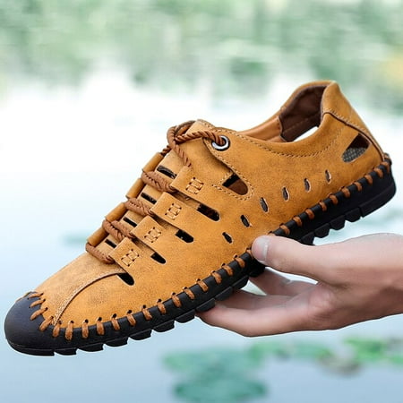 Men Leather Sandals Comfortable Outdoor Casual Shoes 2022 Summer Beach Casual Walking Male Sneakers Men Beach Casual Sandals
Men Leather Sandals Comfortable Outdoor Casual Shoes 2022 Summer Beach Casual Walking Male Sneakers Men Beach Casual Sandals