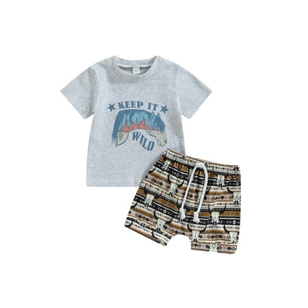 Calsunbaby Baby Boys Summer Clothing Western Cowboy Short Sleeve Pullover T-Shirt Elastic Shorts 2pcs Set
Calsunbaby Baby Boys Summer Clothing Western Cowboy Short Sleeve Pullover T-Shirt Elastic Shorts 2pcs Set