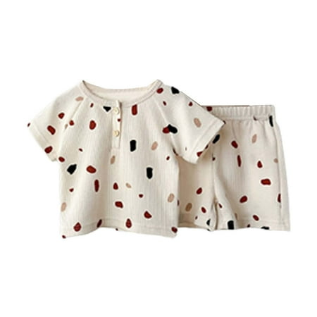 Summer Children S Leisure Suit Spotted Sun Print Crew Neck Short Sleeve Shorts Home Out For 0 To 5 Years Summer Clothes
Summer Children S Leisure Suit Spotted Sun Print Crew Neck Short Sleeve Shorts Home Out For 0 To 5 Years Summer Clothes