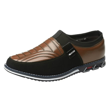leather shoes for Men Fashion Style Men s Breathable Comfortable Business Hook Loop Leisure Solid Color Leather Shoes artificial leather Dress Sandals for Women Brown
leather shoes for Men Fashion Style Men s Breathable Comfortable Business Hook Loop Leisure Solid Color Leather Shoes artificial leather Dress Sandals for Women Brown