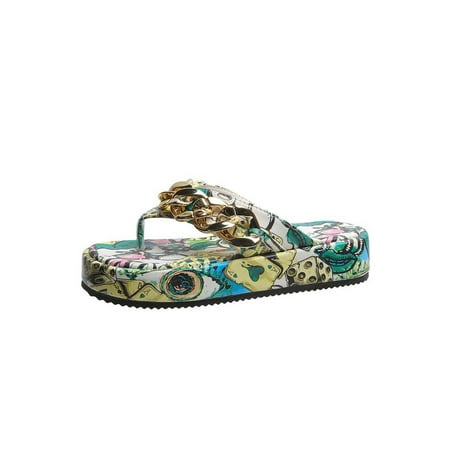 Wazshop Ladies Flat Sandals Beach Thong Sandal Slip On Flip Flops Lightweight Platform Slides Womens Slippers Open Toe Comfort Green 5.5
Wazshop Ladies Flat Sandals Beach Thong Sandal Slip On Flip Flops Lightweight Platform Slides Womens Slippers Open Toe Comfort Green 5.5