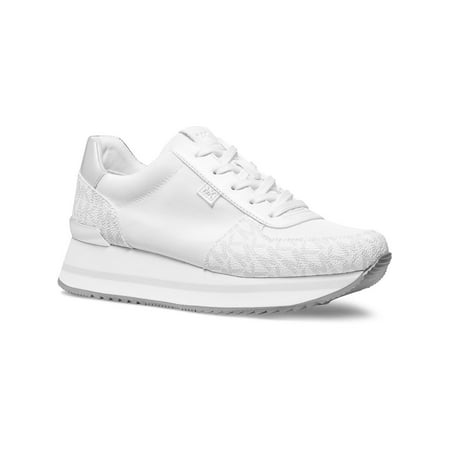 Michael Kors Monique Women s Metallic Textile Lace-Up Fashion Sneakers