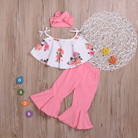 Simplmasygenix Baby Sets Clearance Summer Outfits Toddler Kids Baby Girls Floral Suspender Vest Flared Pants Outfits Set
Simplmasygenix Baby Sets Clearance Summer Outfits Toddler Kids Baby Girls Floral Suspender Vest Flared Pants Outfits Set