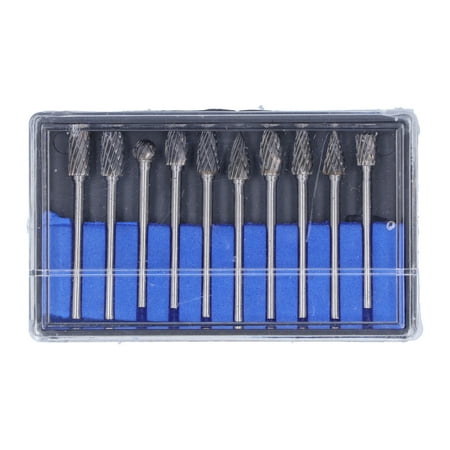 10Pcs Rotary File Grinding Head Burr Carbide Grinder Drill Bit Set Kit for Wood Plastic
10Pcs Rotary File Grinding Head Burr Carbide Grinder Drill Bit Set Kit for Wood Plastic