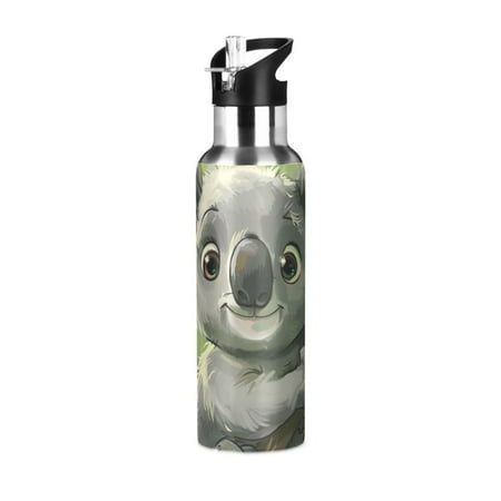 Koala Lying on Trees CartoonSports Bottle with Straw Stainless Steel Water Jug Portable Thermal Cup Leak-proof 1000ML
Koala Lying on Trees CartoonSports Bottle with Straw Stainless Steel Water Jug Portable Thermal Cup Leak-proof 1000ML
