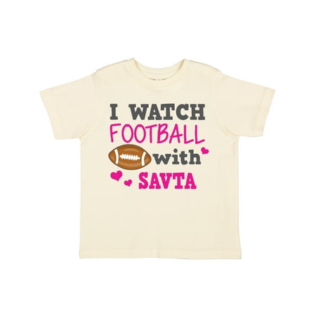 Inktastic I Watch Football with My Savta Gift Toddler Toddler Girl T-Shirt
Inktastic I Watch Football with My Savta Gift Toddler Toddler Girl T-Shirt