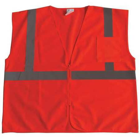 Double Stripe Class2 Orange/Red XL
