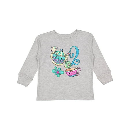 Inktastic Cute Tea Party 2nd Birthday Gift Toddler Boy or Toddler Girl Long Sleeve T-Shirt
Inktastic Cute Tea Party 2nd Birthday Gift Toddler Boy or Toddler Girl Long Sleeve T-Shirt