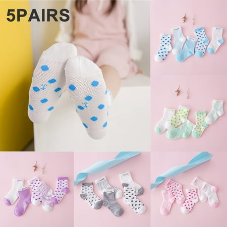 MyBeauty 5 Pairs Spring Summer Cotton Mesh Breathable Newborn Infant Baby Boy Girl Socks Pink S
MyBeauty 5 Pairs Spring Summer Cotton Mesh Breathable Newborn Infant Baby Boy Girl Socks Pink S