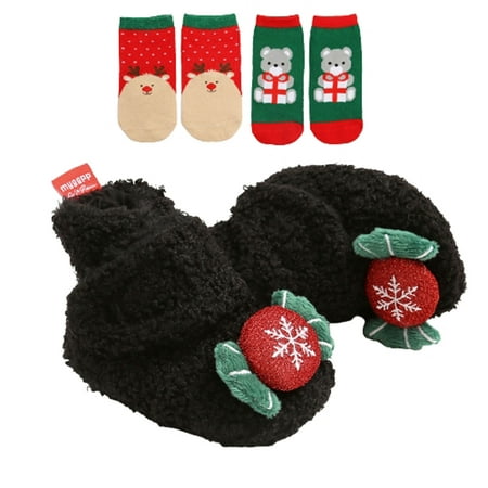 0-6 Months Girls Plush Slip On House Slippers with Memory Foam Christmas Fleece Baby Shoes Shoes Socks Baby Shoes Soft Sole Toddler Shoes Warm Shoes Black
0-6 Months Girls Plush Slip On House Slippers with Memory Foam Christmas Fleece Baby Shoes Shoes Socks Baby Shoes Soft Sole Toddler Shoes Warm Shoes Black