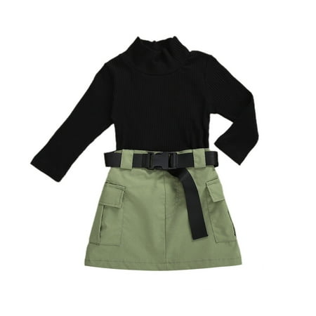 Autumn Toddler Kid Girl Clothes Set Long Sleeve Turtleneck Sweater Top+A-line Skirt Outfit 2Pcs
Autumn Toddler Kid Girl Clothes Set Long Sleeve Turtleneck Sweater Top+A-line Skirt Outfit 2Pcs