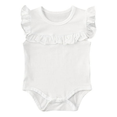 FOCUSNORM Newborn Baby Girl Basic Romper Solid Color Ruffle Sleeveless Bodysuit Onesie Clothes
FOCUSNORM Newborn Baby Girl Basic Romper Solid Color Ruffle Sleeveless Bodysuit Onesie Clothes