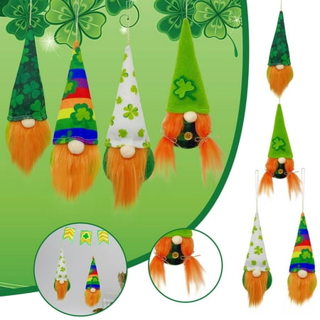Mittory St. Patrick Doll Pendant Home Holiday Dwarf Decoration Doll Holiday Decorations 4pcs
Mittory St. Patrick Doll Pendant Home Holiday Dwarf Decoration Doll Holiday Decorations 4pcs