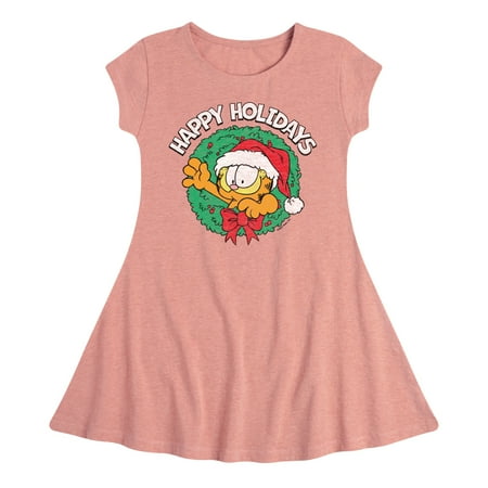 Garfield - Happy Holidays Wreath - Toddler And Youth Girls Fit And Flare Dress
Garfield - Happy Holidays Wreath - Toddler And Youth Girls Fit And Flare Dress