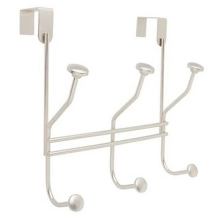 Amerock H55548 Over-The-Door Hooks Double Robe Hook - Silver