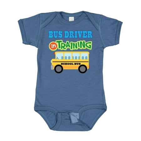 Inktastic Bus Driver in Training Gift Baby Boy or Baby Girl Bodysuit