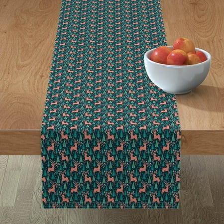 Cotton Sateen Table Runner 72 - Forest Ornaments Small Print Top Deer Ornament Antlers Trees Woodland Winter Christmas Rustic Print Custom Table Linens by Spoonflower
Cotton Sateen Table Runner 72 - Forest Ornaments Small Print Top Deer Ornament Antlers Trees Woodland Winter Christmas Rustic Print Custom Table Linens by Spoonflower