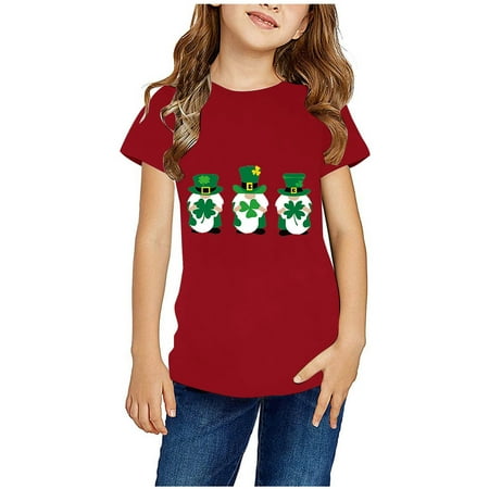 Edvintorg St. Patrick s Day T-Shirts For Children Clearance Kids Boys Girls Summer Tshirt Fashion Cute Round Neck Printed Short Sleeve Casual Tops For Teeanger 3-14Years
Edvintorg St. Patrick s Day T-Shirts For Children Clearance Kids Boys Girls Summer Tshirt Fashion Cute Round Neck Printed Short Sleeve Casual Tops For Teeanger 3-14Years