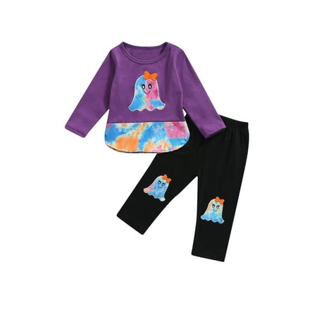 BrilliantMe Kids Toddler Baby Girls Ghost Long Sleeve Splicing Tops T shirt Pants Outfits Set Purple 2-3 Years
BrilliantMe Kids Toddler Baby Girls Ghost Long Sleeve Splicing Tops T shirt Pants Outfits Set Purple 2-3 Years