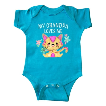 Inktastic My Grandpa Loves Me with Cute Kitten and Flowers Gift Baby Boy or Baby Girl Bodysuit
Inktastic My Grandpa Loves Me with Cute Kitten and Flowers Gift Baby Boy or Baby Girl Bodysuit