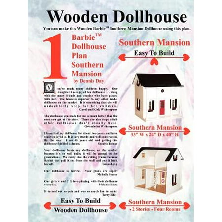 Barbie Dollhouse Plan Southern Mansion