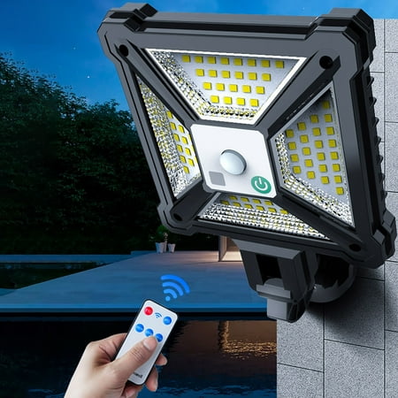 Follure 76 LED Remote Control Solar Street Lights Outdoor Wireless Solar Security Wall Light Motion Sensor
Follure 76 LED Remote Control Solar Street Lights Outdoor Wireless Solar Security Wall Light Motion Sensor