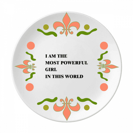 I Am The Powerful Girl Art Deco Fashion Flower Ceramics Plate Tableware Dinner Dish
I Am The Powerful Girl Art Deco Fashion Flower Ceramics Plate Tableware Dinner Dish