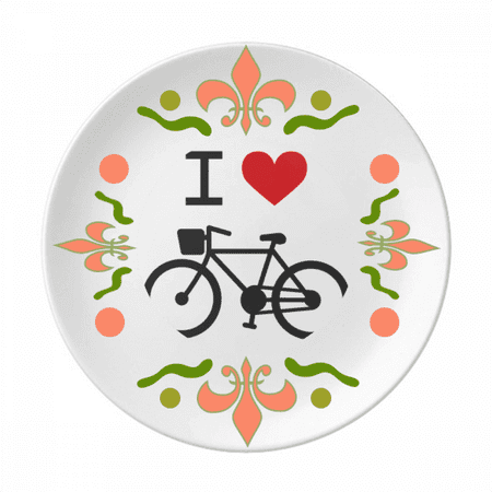 I Love Red Heart Bicycle Pattern Flower Ceramics Plate Tableware Dinner Dish
I Love Red Heart Bicycle Pattern Flower Ceramics Plate Tableware Dinner Dish