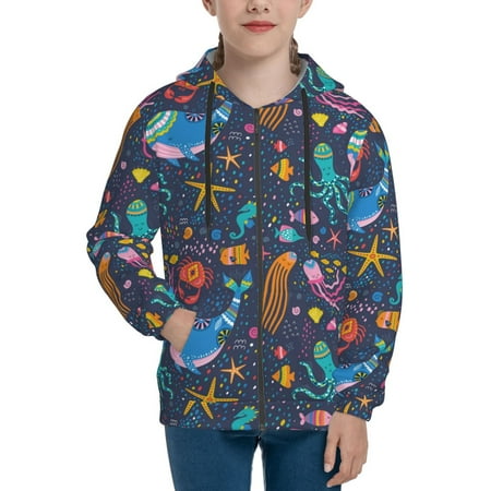 Hoodies for Teen Girls Boys Marine Inhabitants Long Sleeve Youth Kids Essentials Zip Up Hoodie Lghtweight Fashion Hoodies & Sweatshirts Jacket Fall Winter Outfits Tops
Hoodies for Teen Girls Boys Marine Inhabitants Long Sleeve Youth Kids Essentials Zip Up Hoodie Lghtweight Fashion Hoodies & Sweatshirts Jacket Fall Winter Outfits Tops