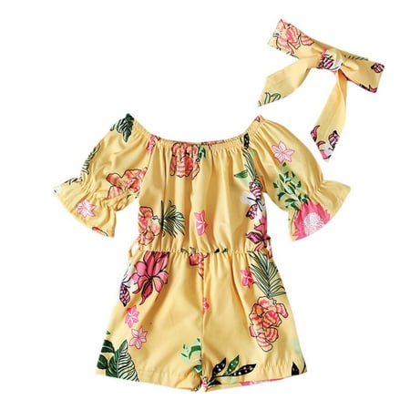 Jdefeg Clothes for Young Teens Baby Jumpsuit Set Pieces Printed 1-5Y Sleeves Toddler Girls Two Tie Kids Short Suit Floral Bow Rompers Girls Outfits&Set Personalized Bow Cotton Blends Yellow 120
Jdefeg Clothes for Young Teens Baby Jumpsuit Set Pieces Printed 1-5Y Sleeves Toddler Girls Two Tie Kids Short Suit Floral Bow Rompers Girls Outfits&Set Personalized Bow Cotton Blends Yellow 120