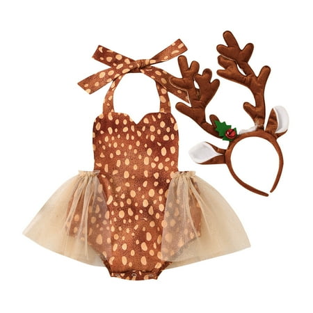 Infant Toddler Baby Girl Halloween Christmas Outfits Deer Romper Bodysuit Elk Jumpsuit Tulle Tutu Dress Clothes Set
Infant Toddler Baby Girl Halloween Christmas Outfits Deer Romper Bodysuit Elk Jumpsuit Tulle Tutu Dress Clothes Set