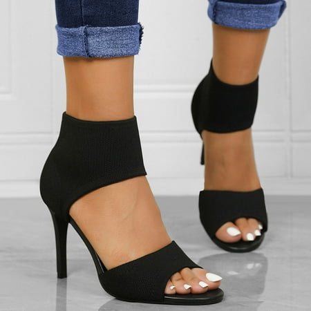 Erocalli Summer Women s Sexy Thin High Heels Peep Toe Knitting Ankle Wrapped Sandals Shoes Black Size 10
Erocalli Summer Women s Sexy Thin High Heels Peep Toe Knitting Ankle Wrapped Sandals Shoes Black Size 10